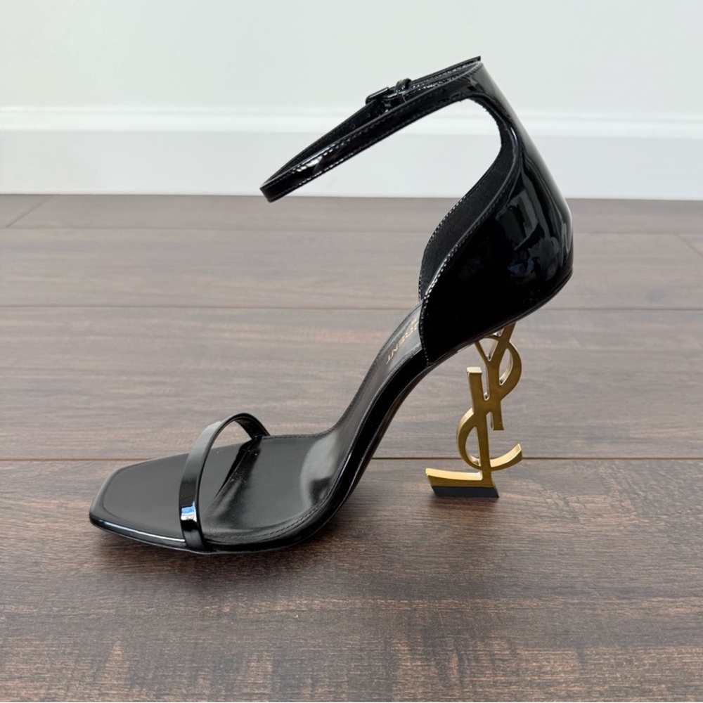 Saint Laurent Opyum YSL Logo Heel Sandals - Picture 8 of 14